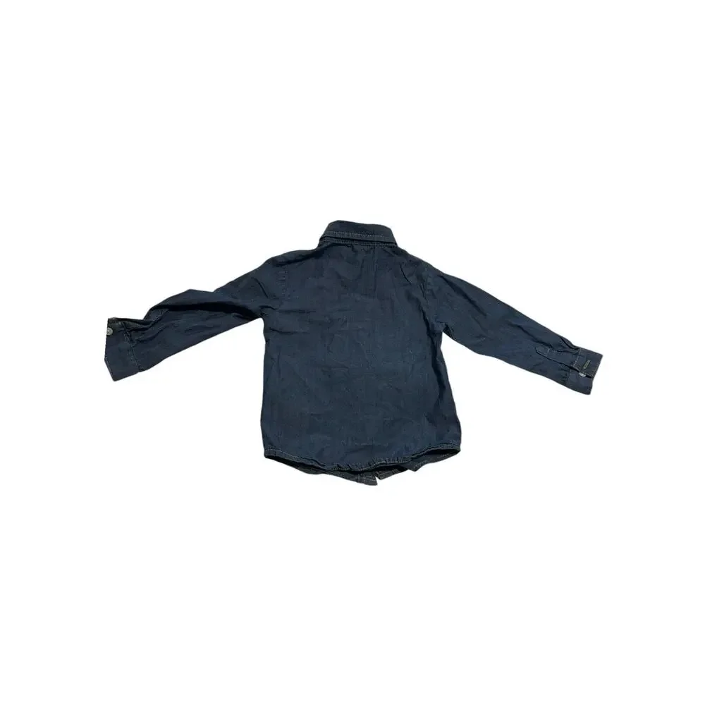 Carter’s Denim Long Sleeve Button Up Shirt Size 2T